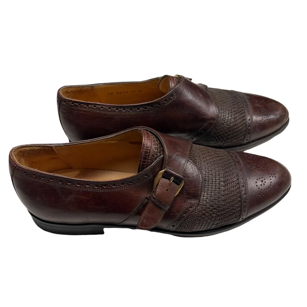 Johnston & Murphy - Cellini woven leather oxford unique style